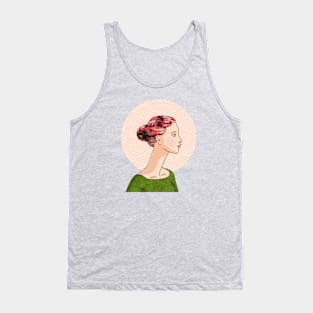 Rose hair Tank Top